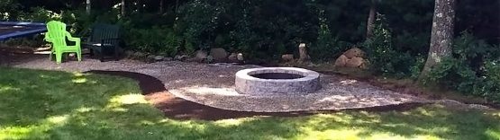 Bucciero Property Maintenance fire pit installation