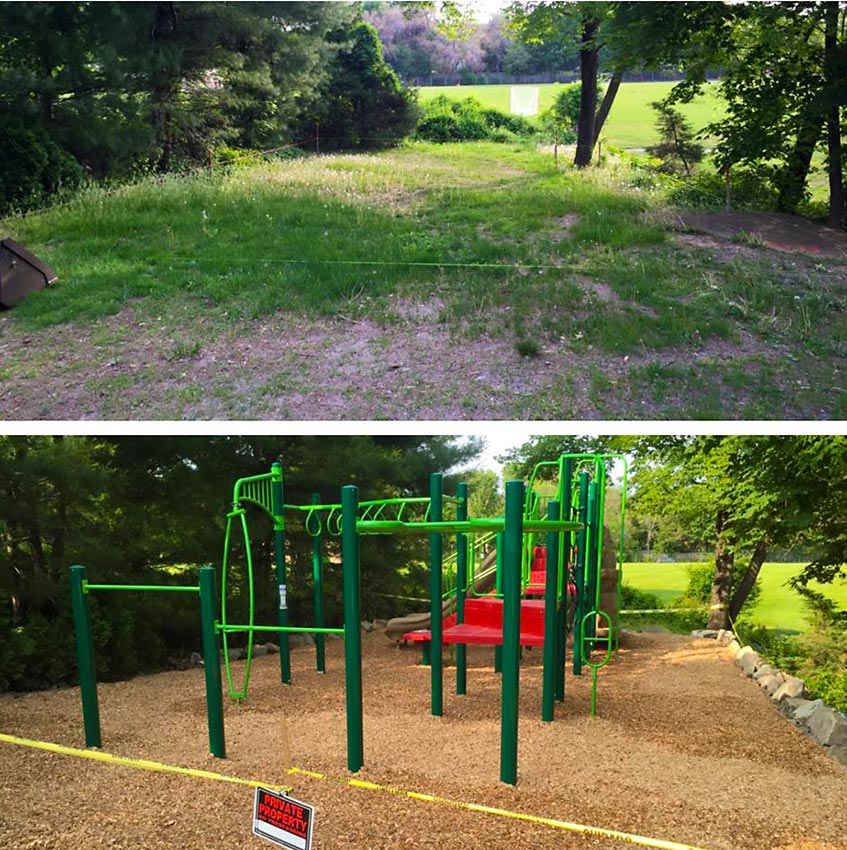 Playground designed by Bucciero Property Maintenance